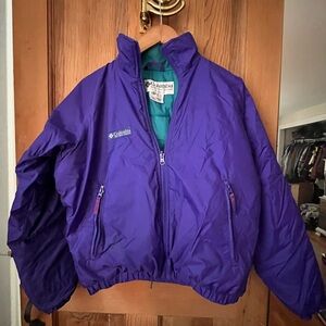 Vintage Columbia Purple and Teal Jacket